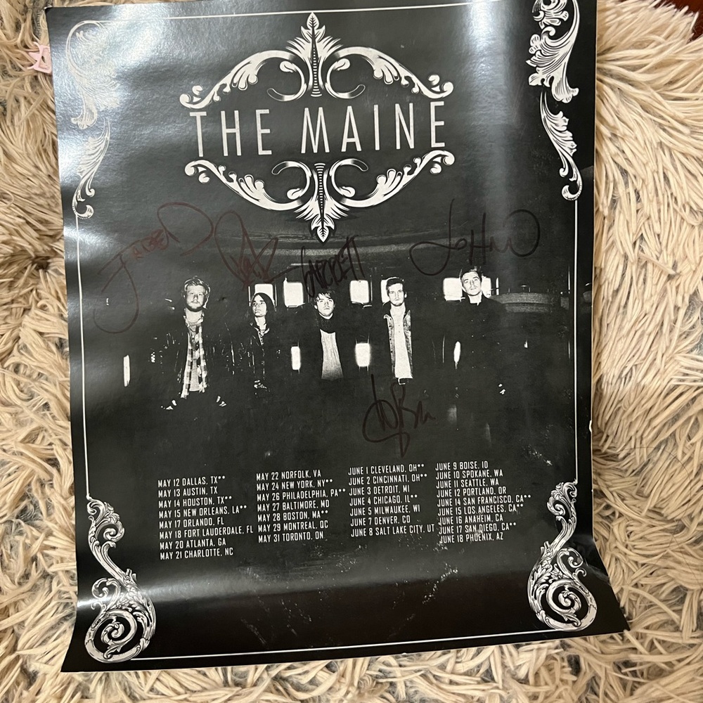 Signed The Maine Poster